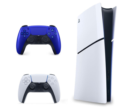 Konsola PlayStation Sony PlayStation 5 Slim Digital + DualSense Cobalt Blue